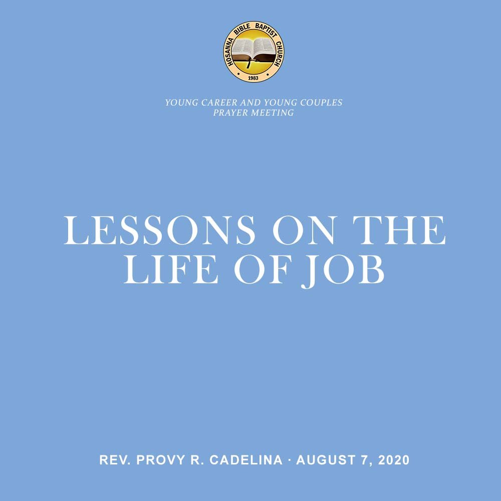 5 Lessons on the Life of Job