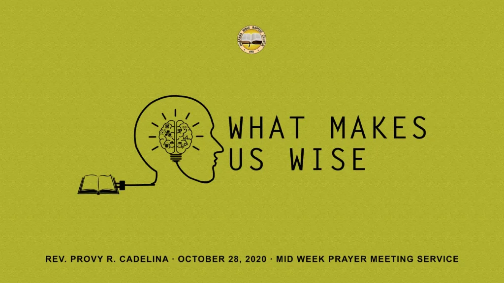 What Makes Us Wise