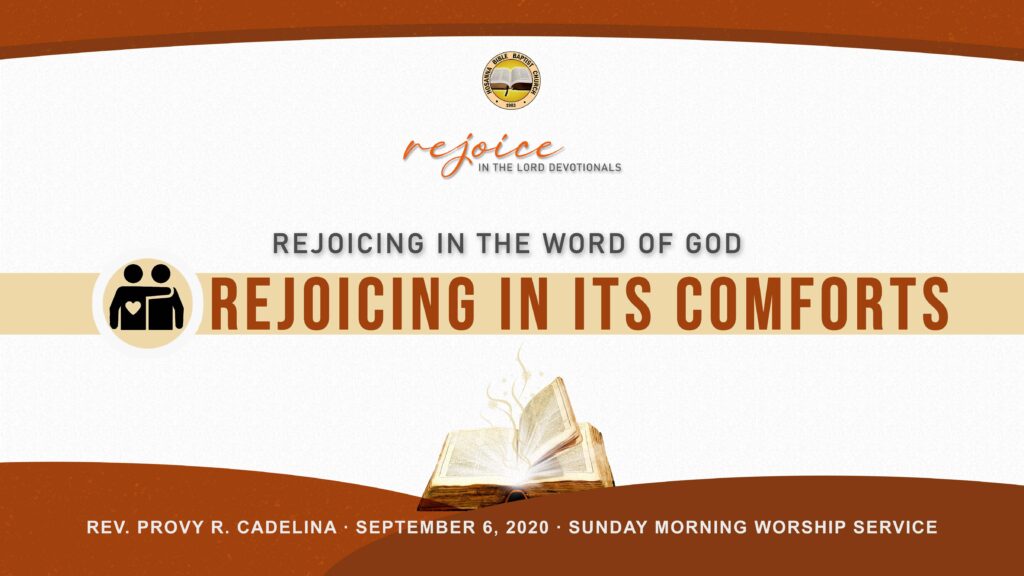 Rejoicing in the Word of God: Rejoicing in its Comforts