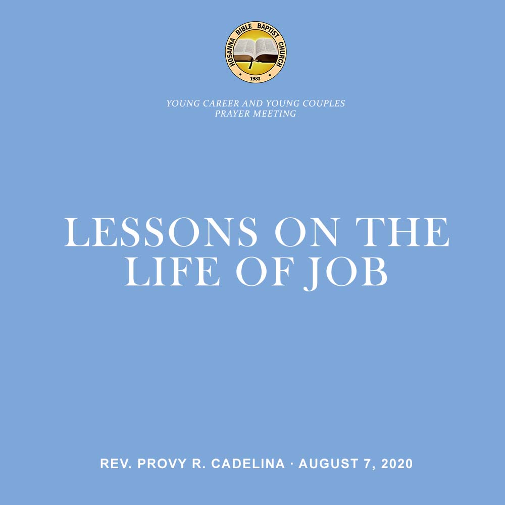 5 Lessons on the Life of Job