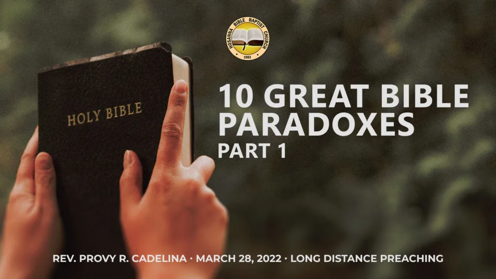 10 Great Bible Paradoxes (Part 1)