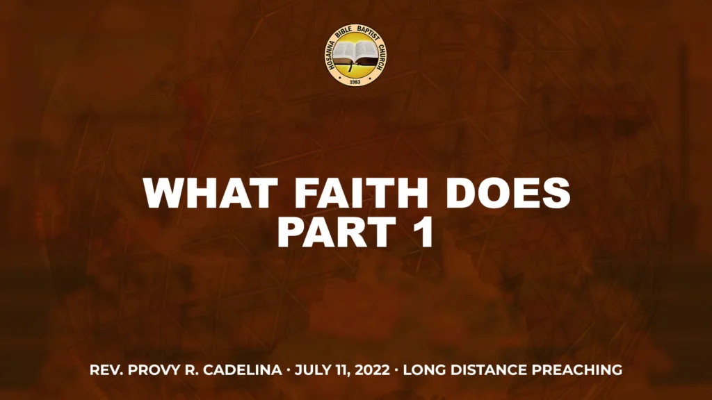 LDP | What Faith Does