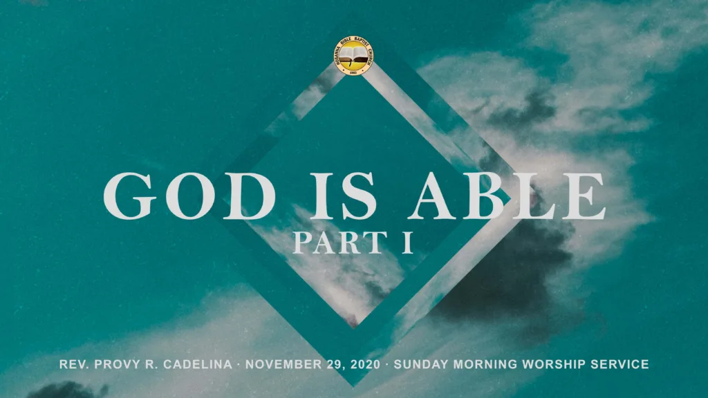 God Is Able Part 1