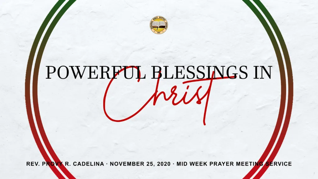 Powerful Blessings in Christ